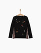 Girls' mixed-material top-2