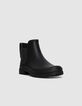 Schwarze Chelsea-Damengummistiefel Profilsohle-2