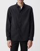 Chemise REGULAR en jean noir upcycl&eacute; Homme-2