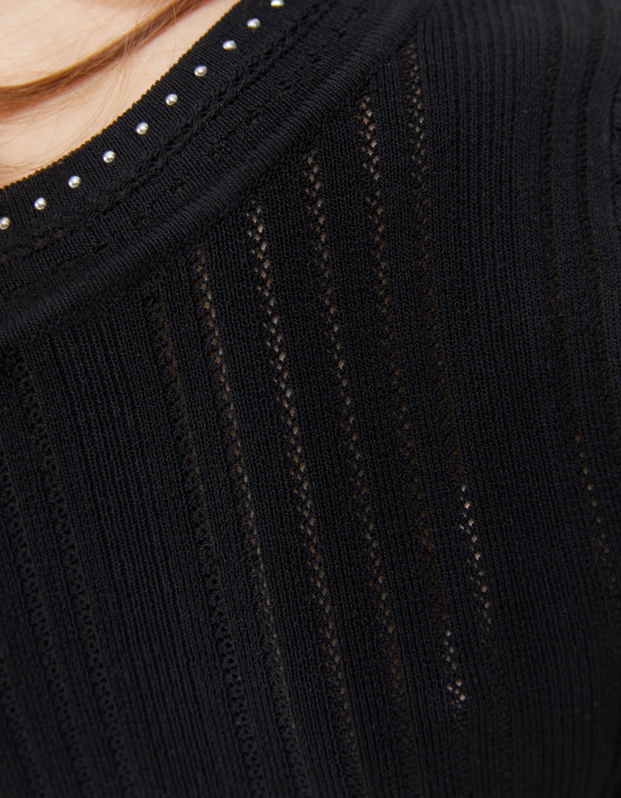 Pull noir cheap ikks femme
