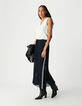 Top blanco reciclado tachuelas reversible-1