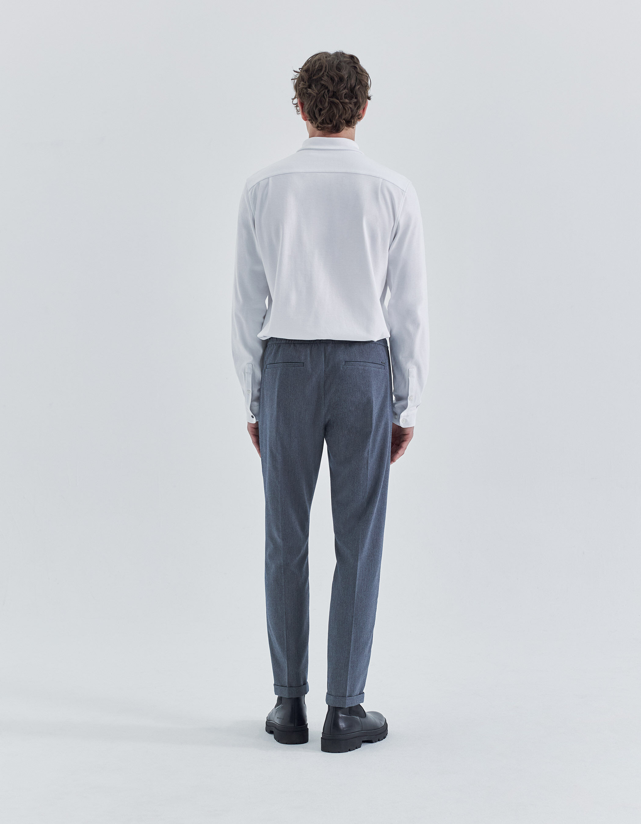 Denim look joggers clearance