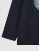 Lentikular-T-Shirt Grau, Biowolle für Jungen Paris-6
