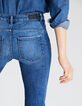 Women&rsquo;s blue mid-high 7/8 sculpt-up slim jeans-3