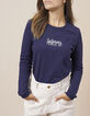 Sweat marine à message I.Code-1