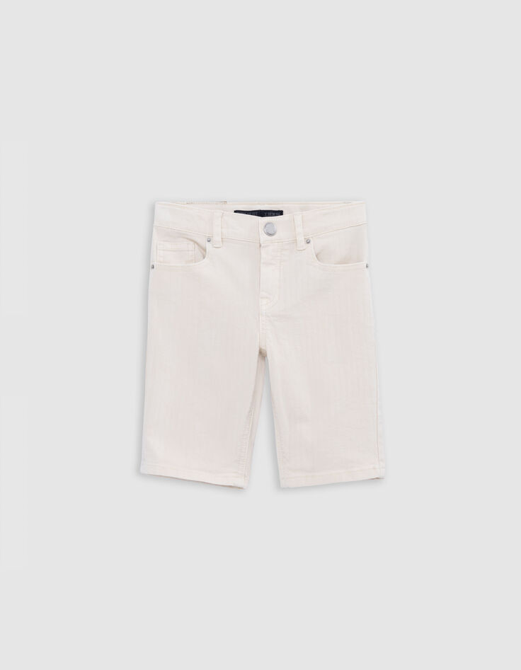Beige REGULAR-Jungenjeansbermudas-3