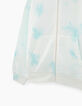 Laguneblauw vest tie and dye effect jongens-3