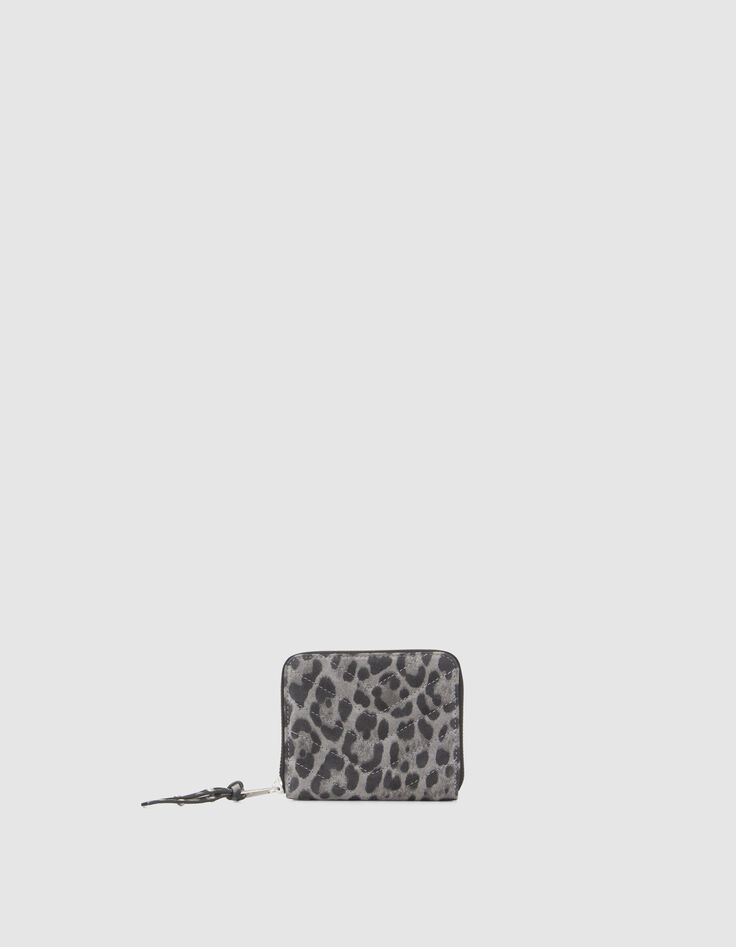 Portefeuille 1440 mini Compagnon grijs luipaard Dames-1