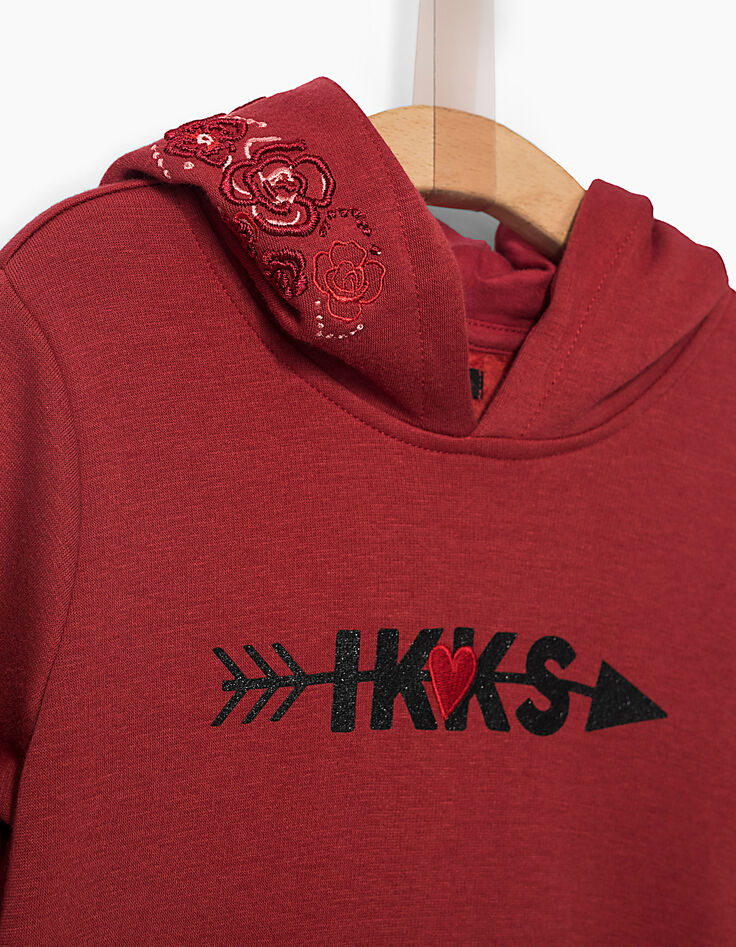 Sudadera roja niña-3 Sudadera roja niña-3