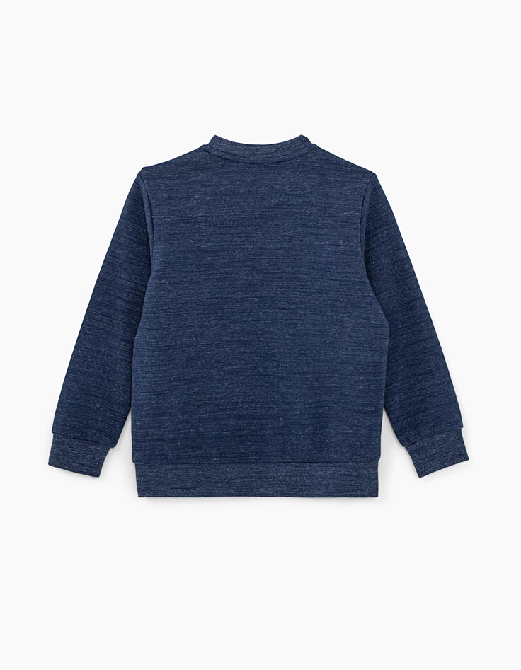 Sweat bleu brut Essentiel molleton bio-2