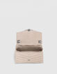 THE 1. bag SEASONALS – Women's chalk quilted leather M bag-7
