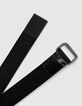 Men’s black belt with double-ring buckle-3