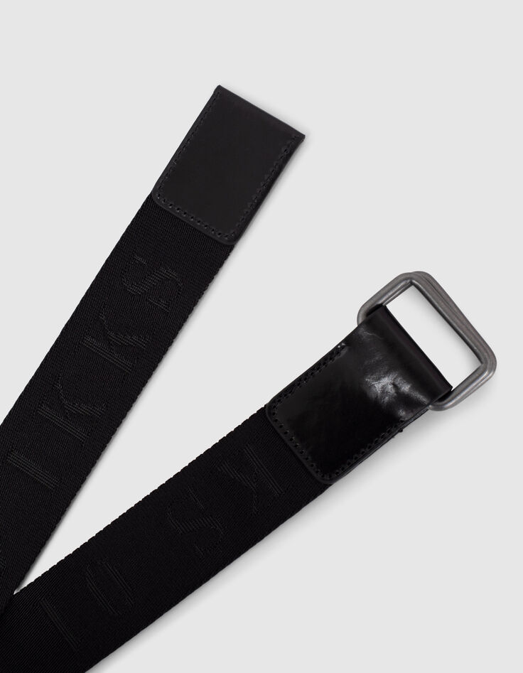 Men’s black belt with double-ring buckle-3