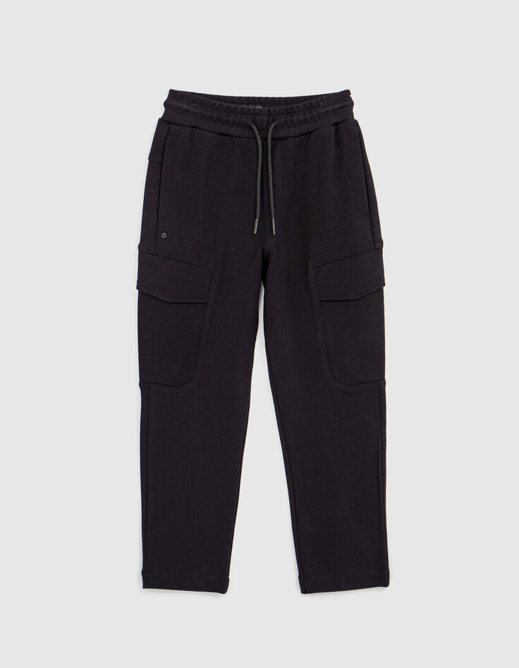 Los zwart joggingpak met strijdlust voor jongens-1 Los zwart joggingpak met strijdlust voor jongens-1