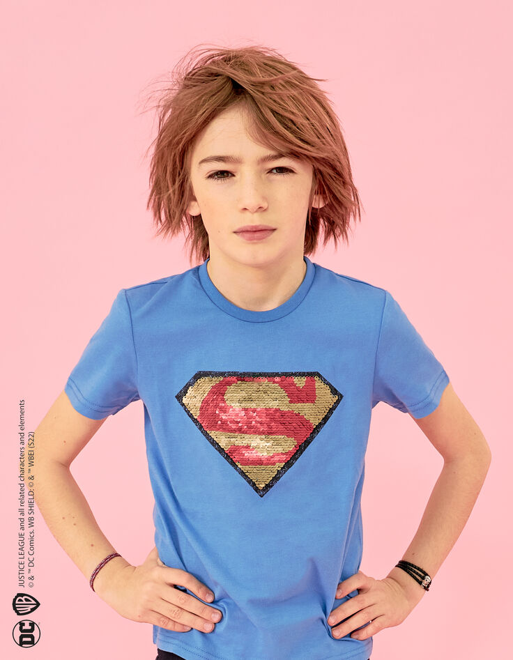 Medium Blue Jungen-T-Shirt IKKS - SUPERMAN-2