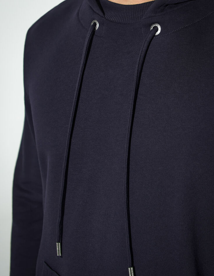 Men’s dark blue organic hoodie-4 Men’s dark blue organic hoodie-4