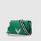Women’s green leather NAPOLI 111 bag - IKKS image number 4