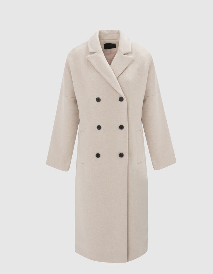 manteau beige femme ikks