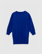 Blue sweater dress maxi message girl-3