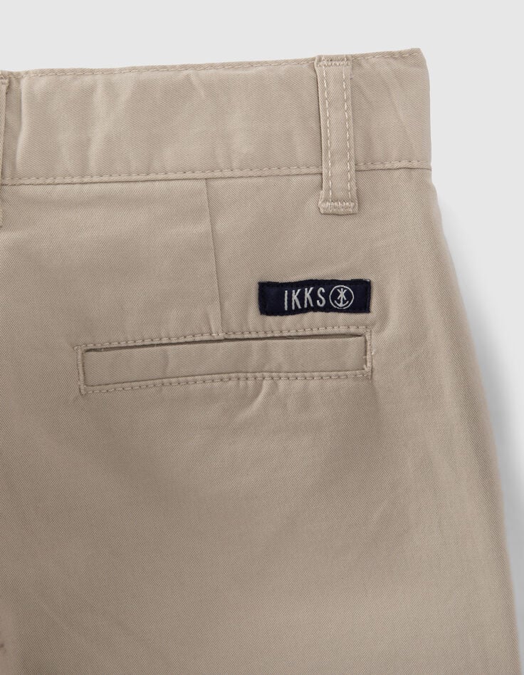 Beige Jungen-Chinohose-7