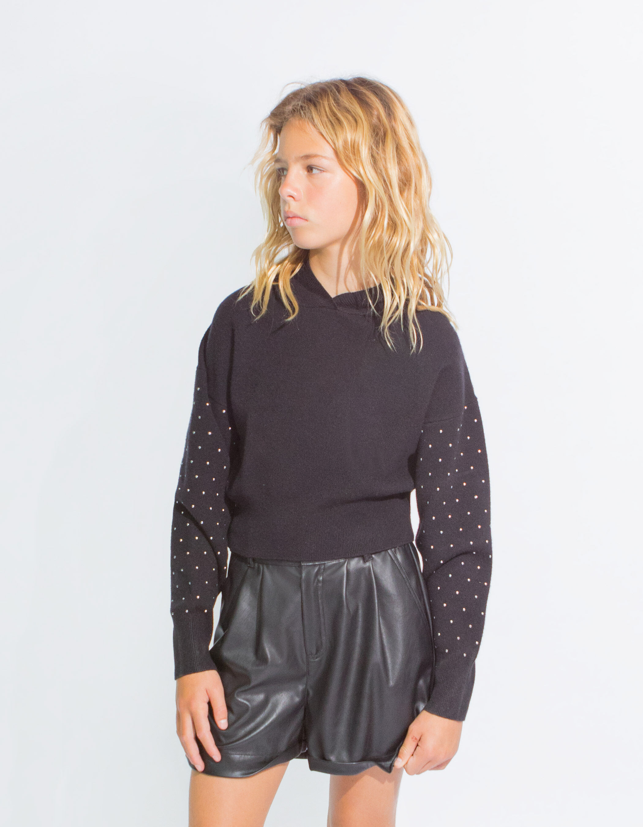 Cropped sweater girls online