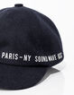 Men’s navy Paris-NY Sound Wave IKKS embroidered cap-4