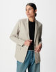 Veste de costume beige Femme-1