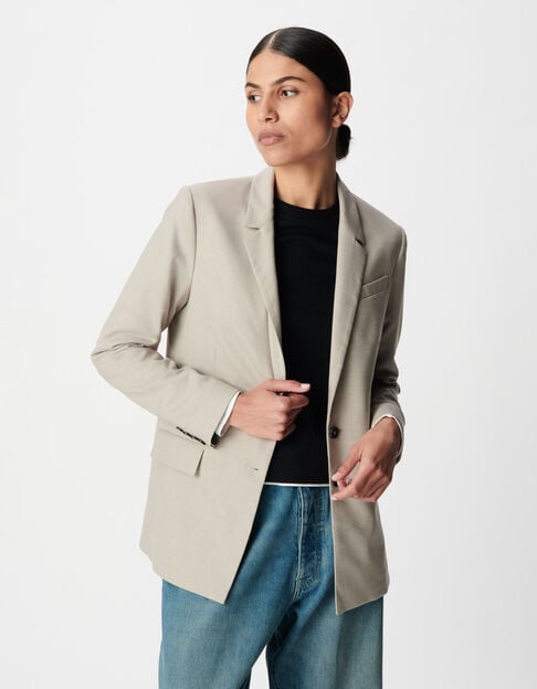 Veste de costume beige Femme - IKKS
