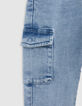 Jean JOGGER BATTLE bleu Waterless garçon-6