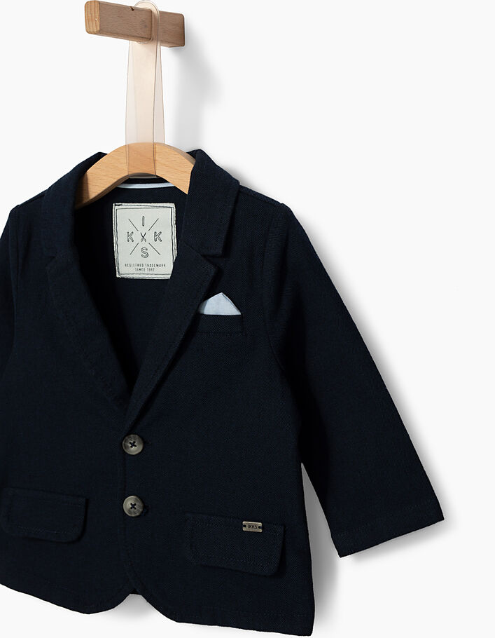 Baby boys' navy suit jacket - IKKS