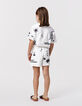 Short blanc imprimé maxi motifs fille-2