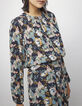 Robe midi en viscose Ecovero® imprimé fleurs retro femme-5