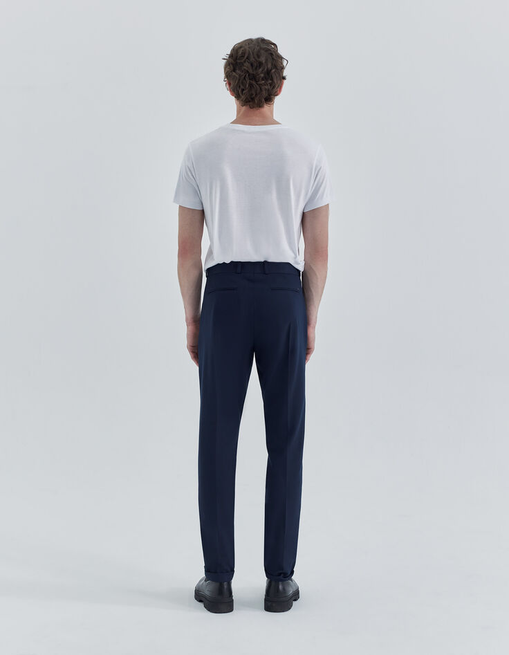 Marine kostuumbroek dobby TRAVEL SUIT Heren-2