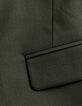 Veste de tailleur kaki parementure amovible Femme-7