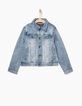 Jungen-Jeansjacke mit Sweatkapuze-3