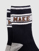 Boys’ navy, ecru and beige socks-6
