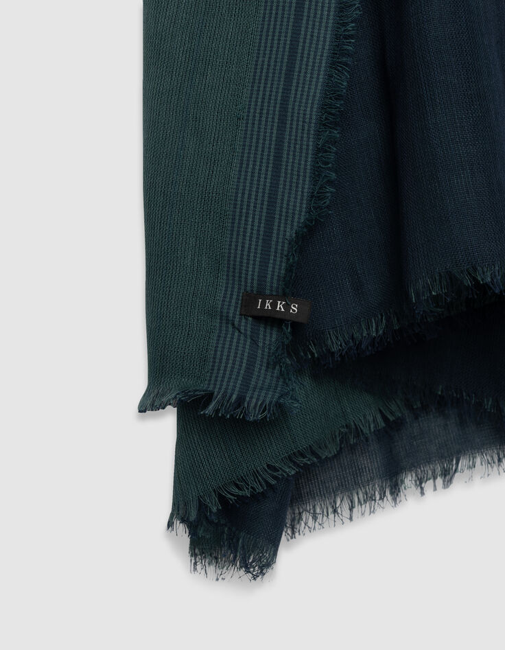 Men’s navy double-sided scarf-3