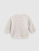 Baby boys’ grey lion-anchor lenticular image sweatshirt-3
