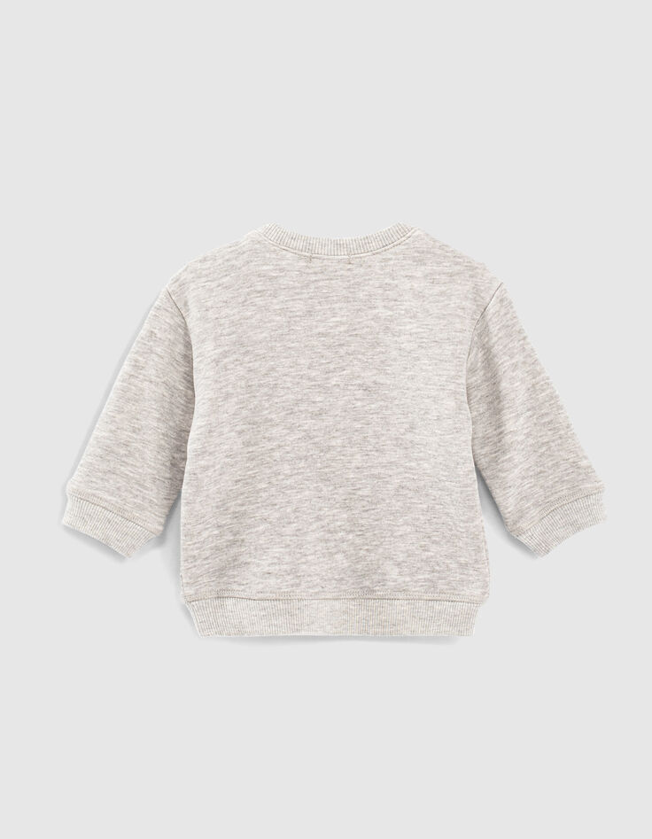 Baby boys’ grey lion-anchor lenticular image sweatshirt-3