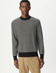 Jersey marinera punto negro rayas blancas hombre-3
