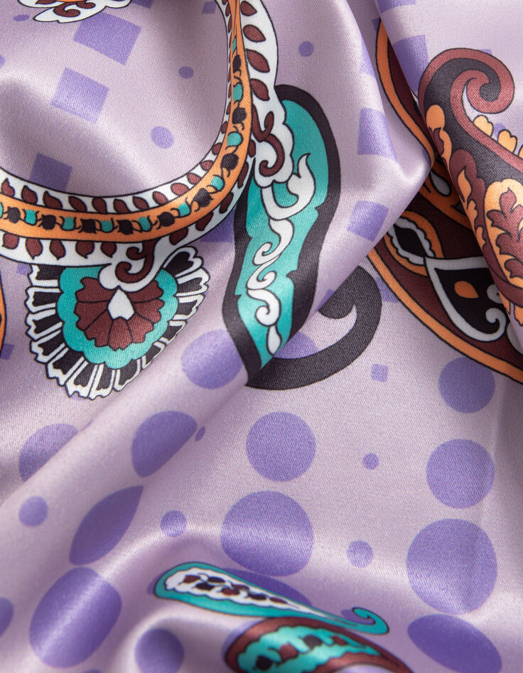 Marshmallow sjaal maxi kasjmierprint Dames-7