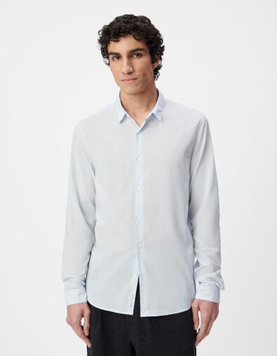 Chemise regular ciel voile de coton bio Homme - IKKS