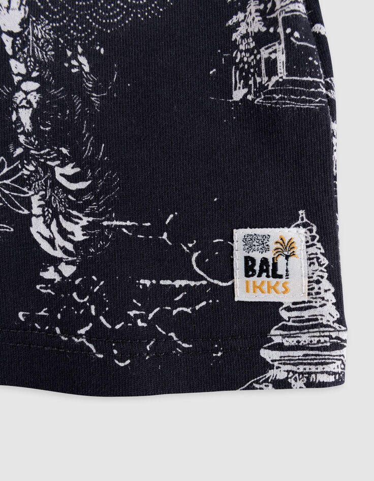 Baby boy grey jungle shirt-4
