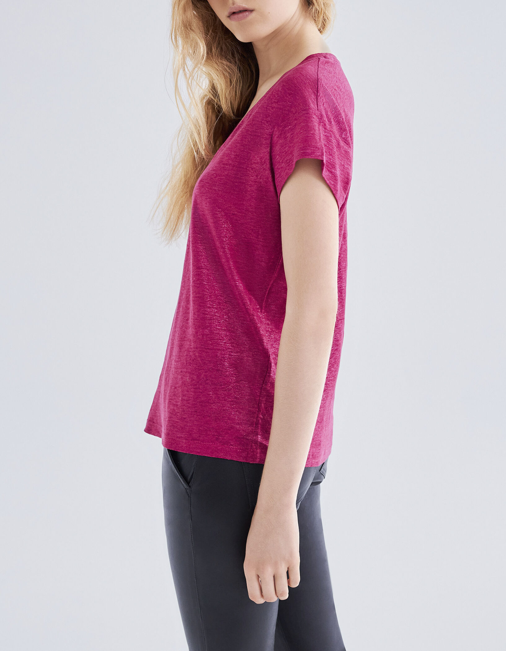 Tee shirt fushia 2025 femme