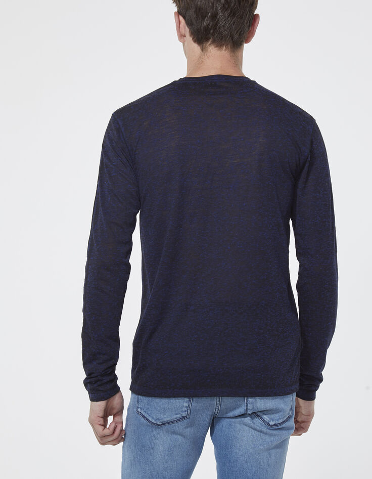 Tee-shirt bleu homme-4 Tee-shirt bleu homme-4