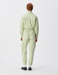 Combinaison en jean vert amande esprit battle Femme-2