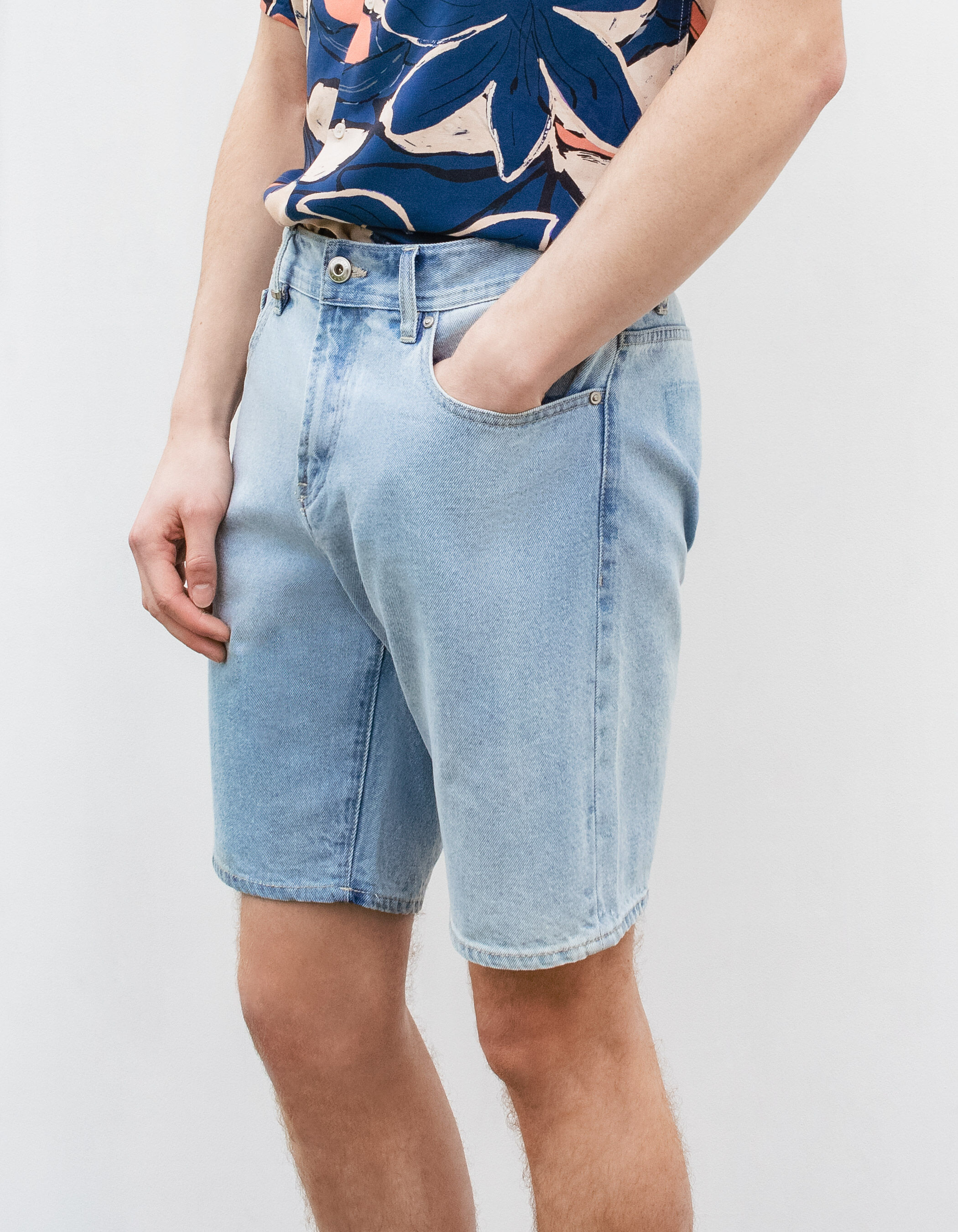 Bermuda en jean en coton bio Homme IKKS