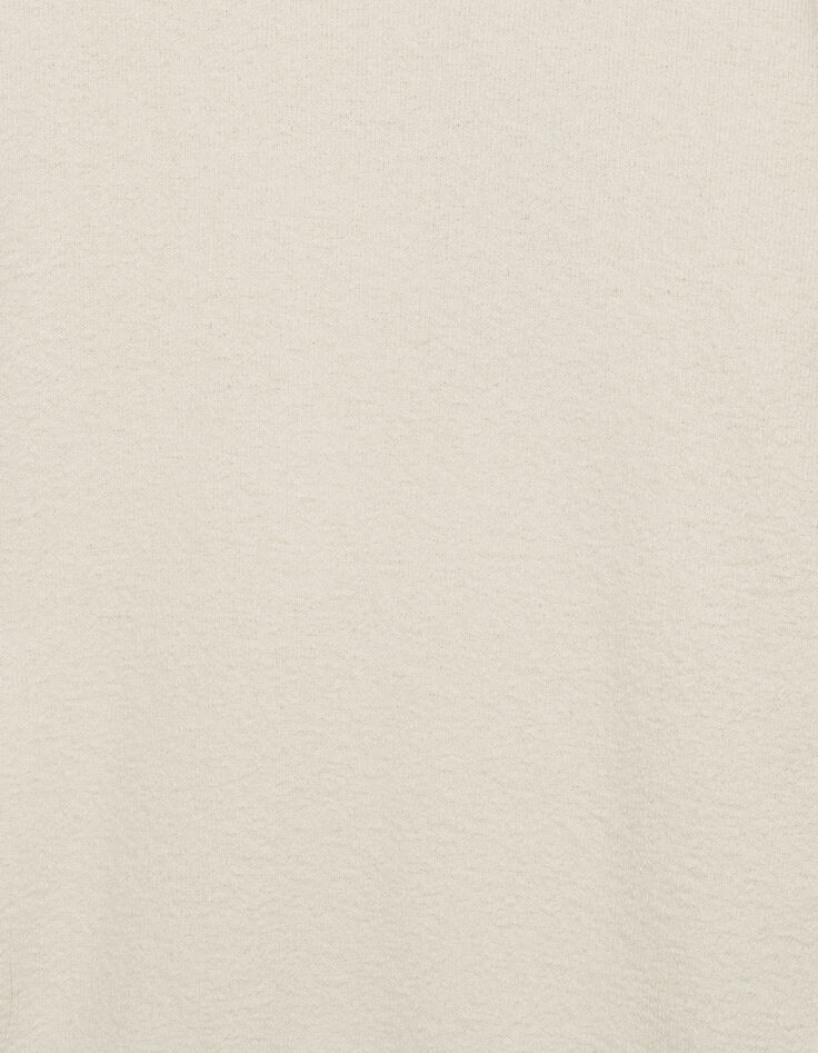 Sweat &eacute;cru maille int&eacute;rieure bouclette Homme-8