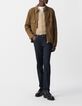 Blouson bronze coton lin esprit army Homme-7