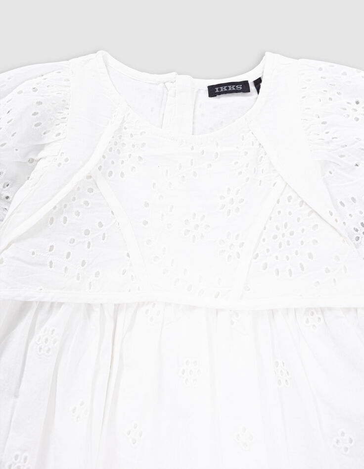 Blouse blanche broderie anglaise fille-6
